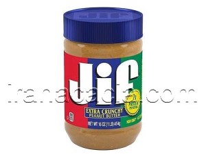 جیف کره بادام زمینی کرانچی