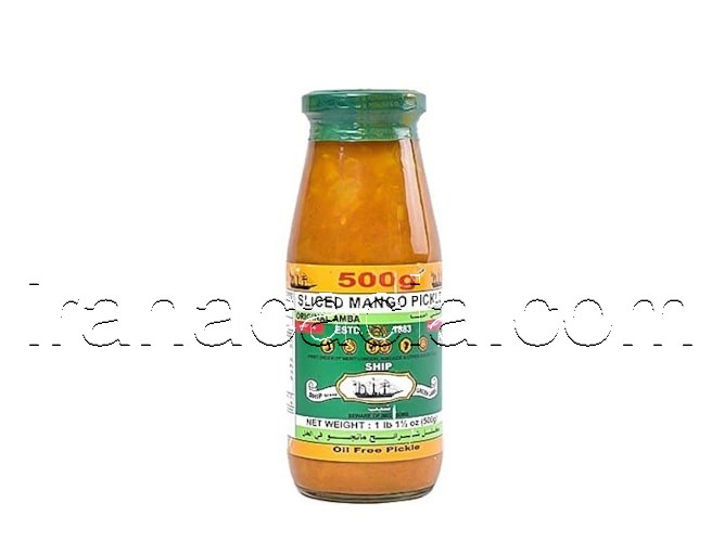 شیپ ترشی انبه 500گ شیشه اصل